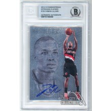 Damian Lillard 2012-13 Panini Intrigue Rookie Autograph Card #135 BAS 10
