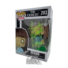 Linda Blair Autographed Regan The Exorcist Funko Pop - BAS (Green Ink)