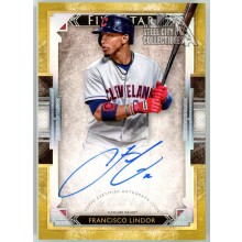 Francisco Lindor 2018 Topps Five Star Autograph Card #FSA-FL 07/10