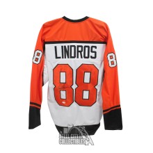 Eric Lindros Autographed Philadelphia Custom Hockey Jersey - JSA