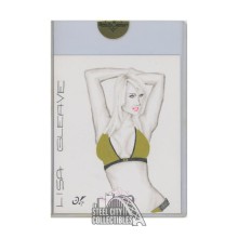 Lisa Gleave 2007 Benchwarmer Oversize Box Topper Sketch Card 1/1