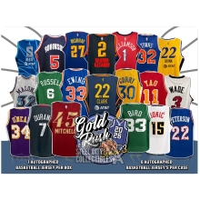 2026 Gold Rush Autographed Basketball Jersey Series 3 6-Box Case