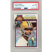 James Lofton 1979 Topps Football Rookie Card #310 PSA 8 (169)