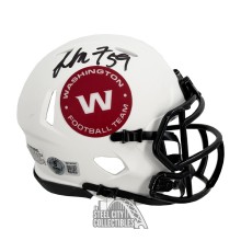 London Fletcher Autographed Washington Lunar Eclipse Mini Football Helmet - BAS