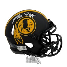 London Fletcher Autographed Washington Redskins Eclipse Mini Football Helmet - BAS