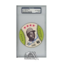 Lou Brock Autographed 1976 Isaly's & Sweet William Oversized Baseball Card - PSA/DNA