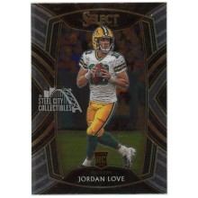 Jordan Love 2020 Panini Select Club Level Rookie Card #247
