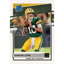 Jordan Love 2020 Panini Donruss Rated Rookie Card #304