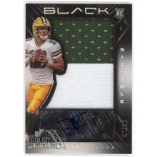 Jordan Love 2020 Panini Black Sizeable Signatures Silver Rookie Patch Autograph Card #SS-JLO 02/10