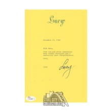 Lucille Ball Autographed Lucy 1980 Letter - JSA LOA