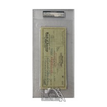 Lucille Ball Autographed Check - PSA/DNA (May 19th 1952)