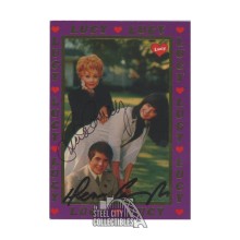 Lucy Arnez & Desi Arnez Autographed All In The Family Trading Card - JSA