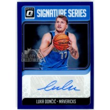 Luka Doncic 2018-19 Panini Donruss Optic Prizm Rookie Autograph Card #SG-LDC
