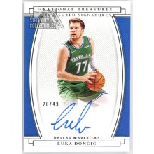 Luka Doncic 2020-21 Panini National Treasures Treasured Signatures Card 20/49