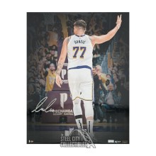 Luka Doncic Autographed Los Angeles Lakers 16x20 Basketball Photo /177 - Panini (Three)
