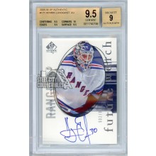 Henrik Lundqvist 2005-06 Upper Deck SP Authentic Future Watch Rookie Autograph Card #171 903/999 BGS 9.5