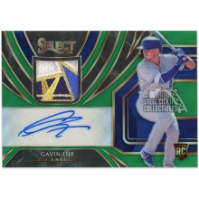 Gavin Lux 2020 Panini Select Green Rookie Logo Patch Autograph Card #RJA-GL 2/5