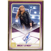 Becky Lynch 2020 Topps Transcendent WWE Purple Autograph Card #A-BL 3/10