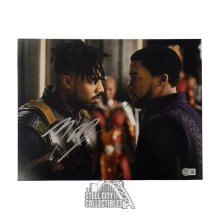 Michael B Jordan Autographed Erik Killmonger 11x14 Photo - BAS (Black Panther)