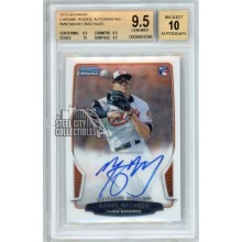 Manny Machado 2013 Bowman Chrome Rookie Autograph Card #ACR-MM BGS 9.5