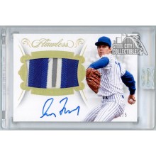 Greg Maddux 2018 Panini Flawless Holo Gold Patch Autograph Card #PA-GM 1/5