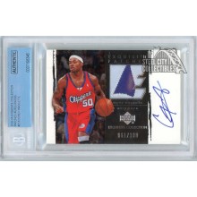 Corey Maggette 2003-04 Upper Deck Exquisite Patch Autograph Card #AP-CM 61/100 BGS Authentic Auto 8