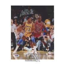 Magic Johnson Autographed Los Angeles Lakers 8x10 Basketball Photo - PSA/DNA (Jordan)