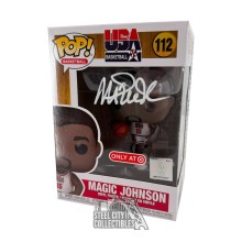 Magic Johnson Autographed USA Basketball Funko Pop - BAS