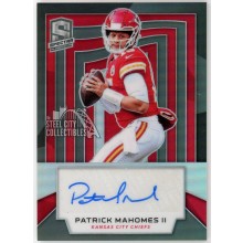 Patrick Mahomes 2019 Panini Spectra Autograph Card #S-PM 24/25