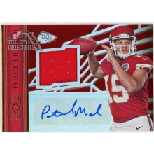 Patrick Mahomes 2017 Panini Phoenix Rookie Jersey Autograph Card #RAJ-PM 19/75