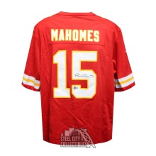 Patrick Mahomes Autographed Kansas City Super Bowl LV Football Jersey - BAS
