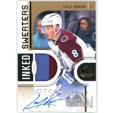 Cale Makar 2024-25 Upper Deck SP Inked Sweaters Patch Autograph Card 07/15