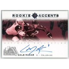 Cale Makar 2019-20 Upper Deck Ultimate Rookie Accents Auto Card #RA-CM 72/99