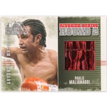 Paulie Malignaggi 2011 ITG Ringside Boxing Silver Trunks Card #AM-36 (Red)