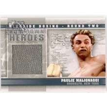 Paulie Malignaggi 2011 ITG Ringside Boxing Hometown Heroes Silver Trunks Card #HH-15