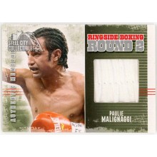 Paulie Malignaggi 2011 ITG Ringside Boxing Silver Trunks Card #AM-36 (White)