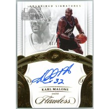 Karl Malone 2017-18 Panini Flawless Enshrined Gold Autograph Card #ES-KM 1/10