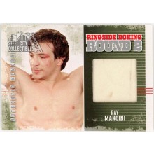 Ray Mancini 2011 ITG Ringside Boxing Silver Trunks Card #AM-52