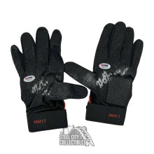Manny Machado Autographed Game Used Batting Gloves - PSA/DNA