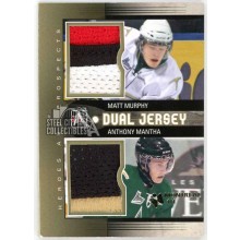 Anthony Mantha & Matt Murphy 2012-13 ITG H&P Gold Dual Patch Card (Peeling)