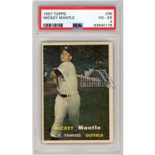 Mickey Mantle 1957 Topps Baseball Card #95 PSA 4