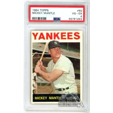 Mickey Mantle 1964 Topps Card #50 PSA 4 VG-EX (263)