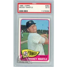 Mickey Mantle 1965 Topps Card #350 PSA 5 EX