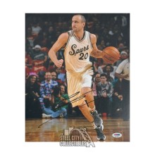 Manu Ginobili Autographed San Antonio 11x14 Basketball Photo - PSA/DNA