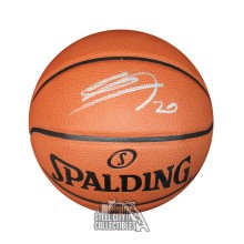 Manu Ginobili Autographed Spalding Basketball - BAS