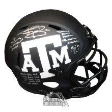 Johnny Manziel Autographed Texas A&M Eclipse 10 Inscription Speed Full Size Replica Football Helmet  - BAS