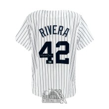 Mariano Rivera Autographed New York Custom White Pinstripe Baseball Jersey - BAS