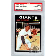 Juan Marichal 1971 Topps Card #325 PSA 8 NM-MT (544)
