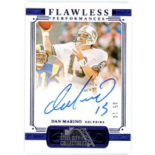 Dan Marino 2021 Panini Flawless Performances Sapphire Autograph Card 05/10