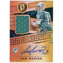 Dan Marino 2018 Panini Gold Standard Good as Gold Jersey Auto 10/10